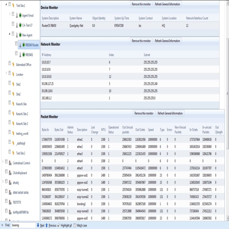 Server Statistics Portal - Legacy ASP.NET Web Forms Dashboard